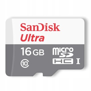 Karta pamięci SanDisk Ultra MicroSD 16 GB 80mb/s klasa 10