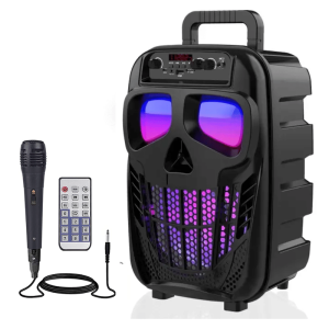 Głośnik bezprzewodowy mobilny karaoke bluetooth  SKULL