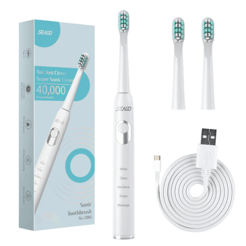 Szczoteczka do zębów elektryczna soniczna bezprzewodowa usb-c biała lemon seago (1).png