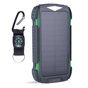 Solarny powerbank 20.000 mAh z szybkim ładowaniem USB-C 22,5W latarka HY-202E