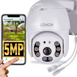 Kamera wifi zewnętrzna 5mpx obrotowa do monitoringu śledzenie ZOOM czujnik ruchu Luna 5.0