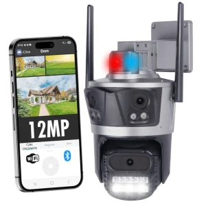 Kamera zewnętrzna WiFi obrotowa 3 obiektywy Lemon Focus