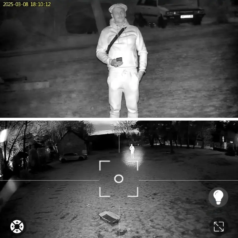 Kamera solarna z laserowym trybem nocnym Lemon Vega