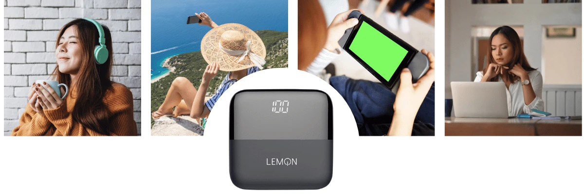 Kieszkonkowy power bank LEMON Leo S13