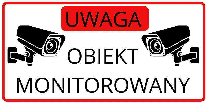 Tabliczka informacyjna - obiekt moitorowany